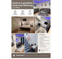 Moderne & gemütliche Souterrain-Wohnung zu vermieten - Heimsheim