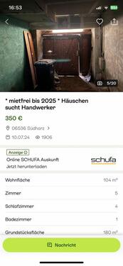 Foto - Etagenwohnung zur Miete in Südharz