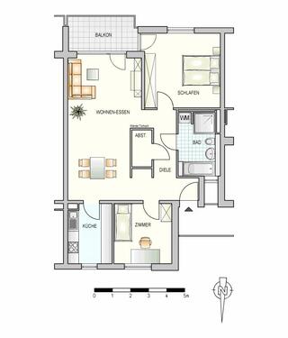 Foto - 3 Zimmer Etagenwohnung in Ulm