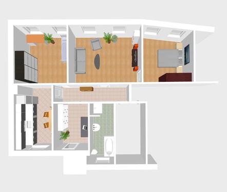 Foto - Etagenwohnung zur Miete in Weißenfels