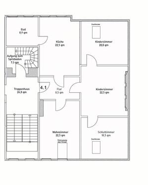 Foto - 3.5 Zimmer Dachgeschoßwohnung zur Miete in Zella-Mehlis