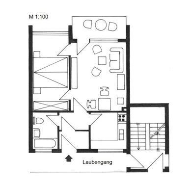 Foto - 2 Zimmer Etagenwohnung zur Miete in Melsungen