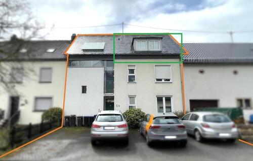 Foto - Gut geschnittene 1 ZKB DG-Wohnung mit Spitzboden zu vermieten