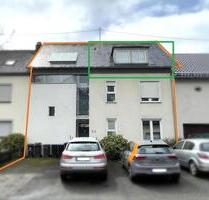 Gut geschnittene 1 ZKB DG-Wohnung mit Spitzboden zu vermieten - Kell am See