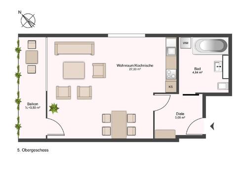 Foto - 1 Zimmer Etagenwohnung zum Kaufen in München