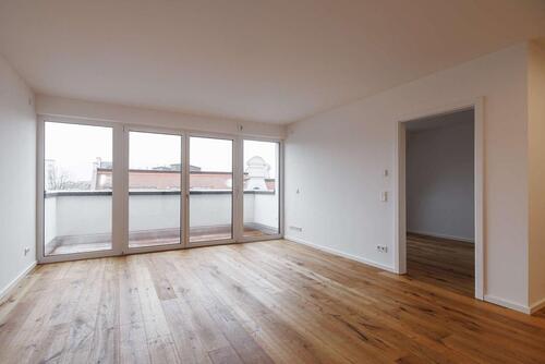 Foto - Wohnen über den Dächern Leipzigs - traumhafte 2-Raum-Wohnung, Erstbezug, auf Wunsch mit EBK