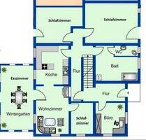 5 Zimmer Wohnung mit Garten, Kamin und Einbauküche - Griesstätt