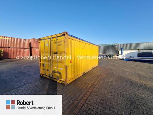 Foto - 20 Fuß Opentop OP Seecontainer, Lagercontainer, Materialcontainer Plane, offen, Kran