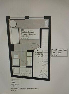 Foto - 1 Zimmer Etagenwohnung zur Miete in Helmstedt