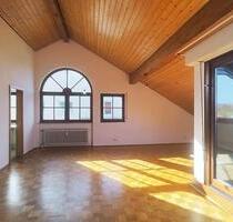 Bezugsfrei, nahe KA:4-Zi.-DG-Whg.hohen Decken,Loggia in Waldbronn