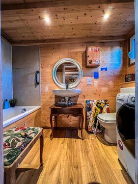 Foto - Schnuckeliges Tinyhouse mit Anbauextra Dach (für Bebauungsplan)