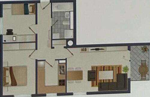 Foto - 3 Zimmer Etagenwohnung in Eschborn