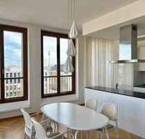 Möblierte Penthousewohnung über den Dächern von Berlin-Mitte