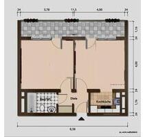 2-ZKB Wohnung 44qm Trier-Nord, 5min zu Porta u. Hbf, Balkon