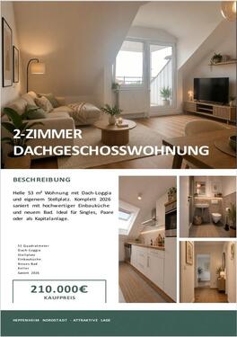 Foto - Hochwertig sanierte Dachgeschosswohnung inkl. TG Stellplatz