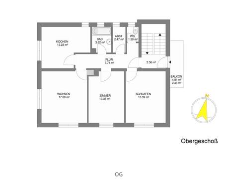 Foto - Charmante 3 Zimmer Wohnung (1.OG) in Ulm