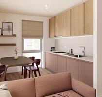 Möbliertes Studio Plus Medium mit Gemeinschaftsflächen: Padelplatz, Fitness, Dachterrasse & mehr - Berlin Neukölln