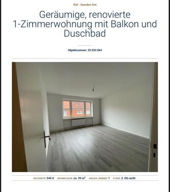 Foto - Geräumige, renovierte. Elisabethstraße 47 · 24143 Kiel
