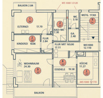 Attraktive 3-Zimmer-Wohnung mit Balkon, Terasse und Garten - Bad Orb