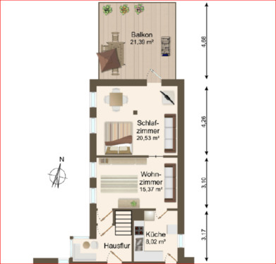 Foto - Etagenwohnung zur Miete in Egeln