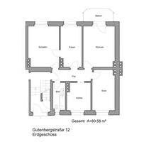 4 Raum Wohnung mit Balkon in Gutenbergstr. 12, Weißenfels