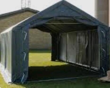 Foto - Miete Lagerzelt 8 x 3 m mit Boden