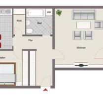 renovierte 2 Zimmer Wohnung in Würzburg Versbach ab 01.06.2026