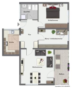 Foto - Etagenwohnung zur Miete in Eislingen (Fils)