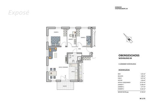 Foto - 4 Zimmer Etagenwohnung zur Miete in Vaihingen an der Enz