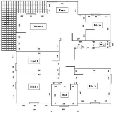 Foto - 4-Zimmer-Wohnung mit Küche und Bad zu vermieten