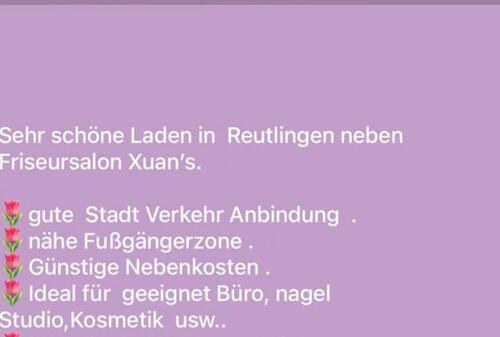 Foto - 45 m^2 Gewerberaum in Reutlingen (Zentrum) – ab sofort