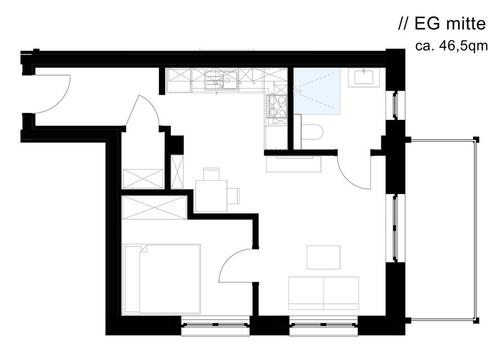 Foto - 1 Zimmer Erdgeschoßwohnung zur Miete in Olpe