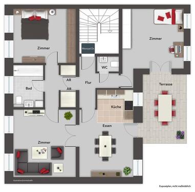 Foto - 3 Zimmer Etagenwohnung zur Miete in Schwerin