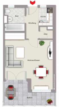 Foto - Etagenwohnung zur Miete in Rielasingen-Worblingen
