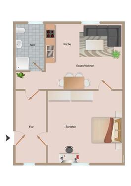 Foto - 2 Zimmer Etagenwohnung in Nonnweiler