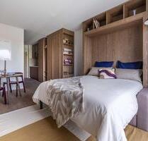 Möbliertes Studio Standard mit Gemeinschaftsflächen: Padelplatz, Fitness, Dachterrasse & mehr - Berlin Neukölln