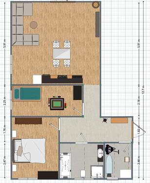 Foto - Stilvolle 3-Zimmer Wohnung mit WBS