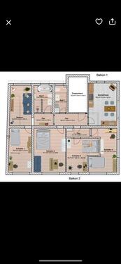 Foto - WG Erstbezug nach Renovierung. 4 Schlafzimmer - 2 Bäder - Küche