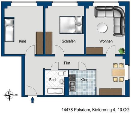Foto - Etagenwohnung in Potsdam