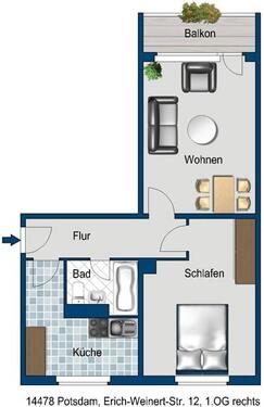 Foto - Etagenwohnung zur Miete in Potsdam