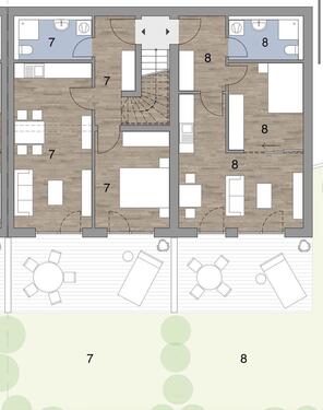 Foto - Wohnung 8 mit Garten - 800,00&nbsp;EUR Kaltmiete, ca.&nbsp; 42,00&nbsp;m&sup2;