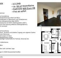 3,5 ZKB 84 Quadratmeter - 800,00&nbsp;EUR Kaltmiete, ca.&nbsp; 84,00&nbsp;m&sup2; in Harsewinkel (PLZ: 33428)