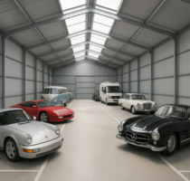 Hallenstellplatz Oldtimer, WoMo, Camper - Hagelstadt