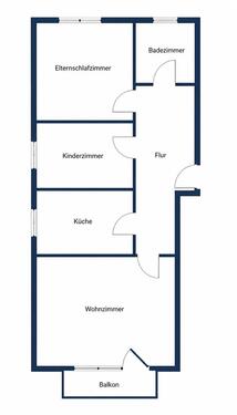 Foto - 3-Zimmer-Wohnung mit Balkon, Garage und Stellplatz in Wiesloch