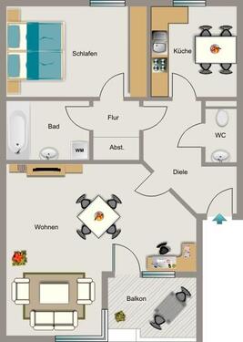 Foto - Kleine 2-Zimmer-Wohnung in Kamen Methler für Sie!