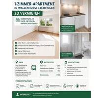1-Zimmer-Apartment in Wallenhorst-Lechtingen zu vermieten
