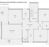 132 m² Etagenwohnung im 1. OG mit drei Balkonen - Cloppenburg