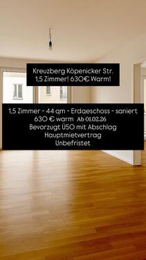 Foto - 1,5 Zimmerwohnung✅Ü50✅Kreuzberg✅630€WARM✅kernsaniert✅