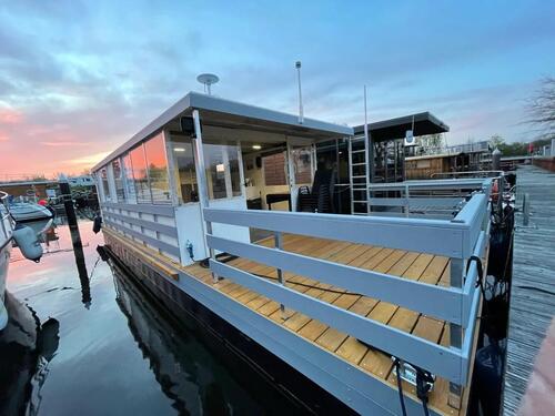 Foto - Hausboot 2025 mit Seeadler-Biber-Garantie -Peene, Havel, Müritz