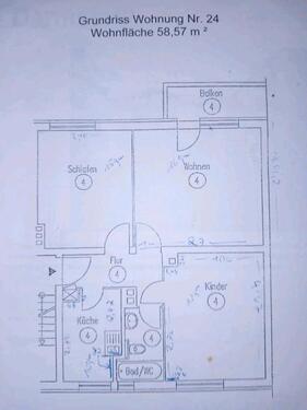 Foto - Eigentumswohnung, 3 Zimmer Wohnung in Darmstadt Woogsviertel